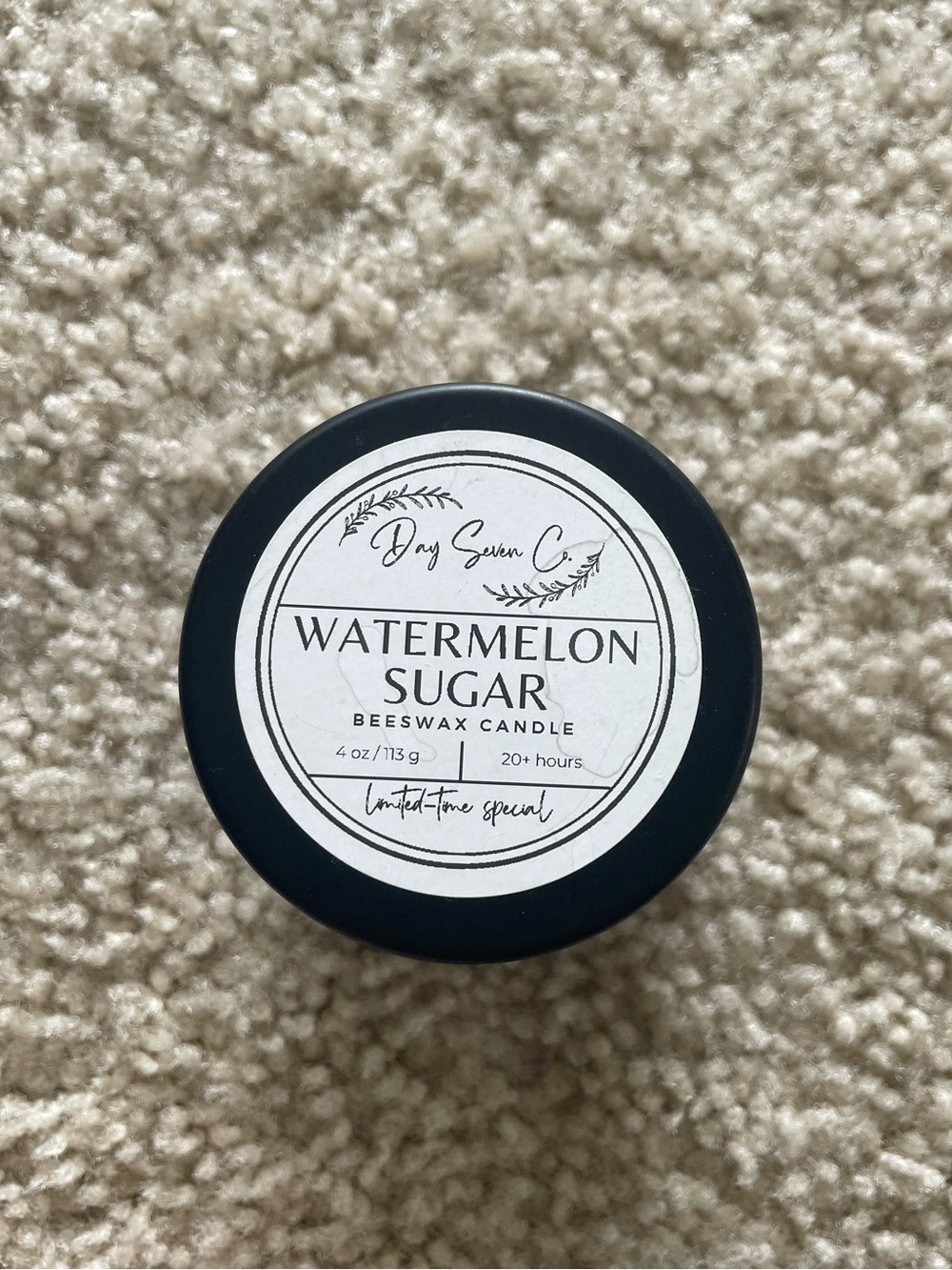 Day Seven Co. Watermelon Sugar Candle